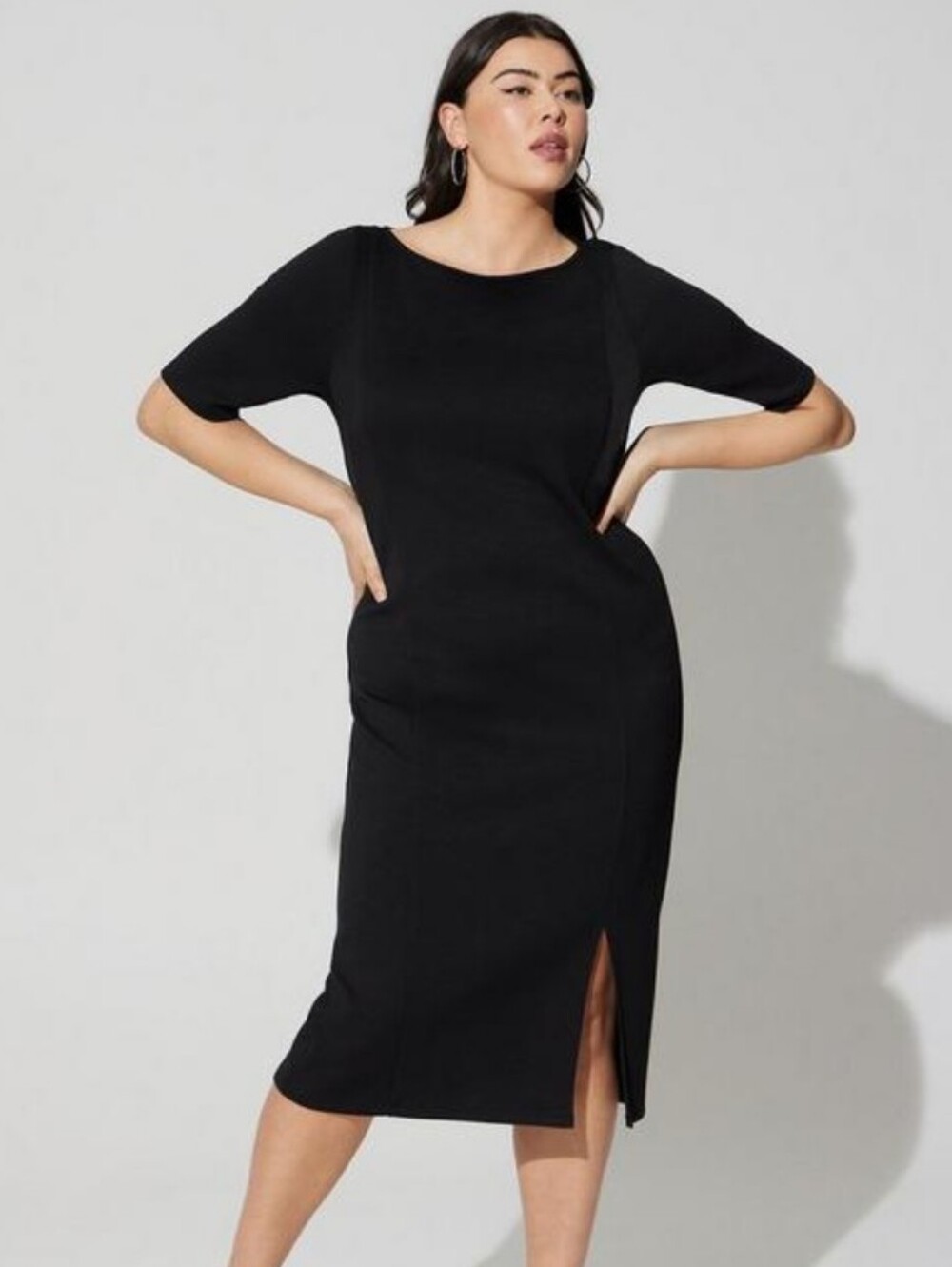 Torrid Black Bodycon Dress 1X NWT